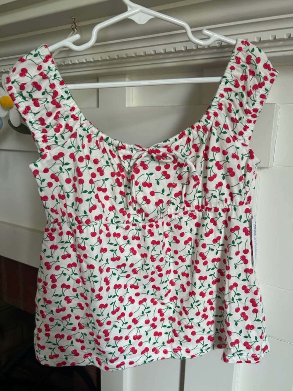 NWT Girls Cherries Tank Top Size S 6/7
